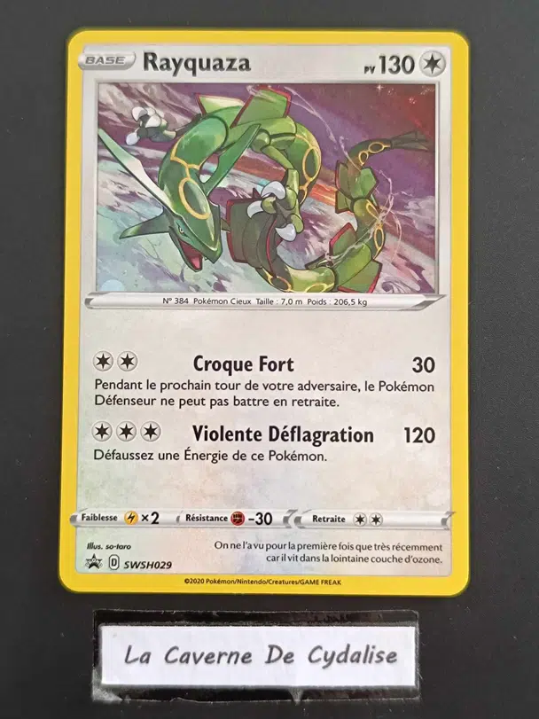 Voggt Buy Promo Rayquaza SWSH029 HOLO