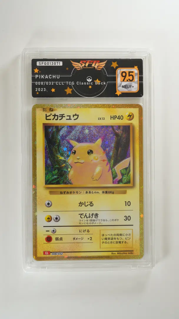 Voggt buy Carte gradée Pikachu tcg classic collection JP