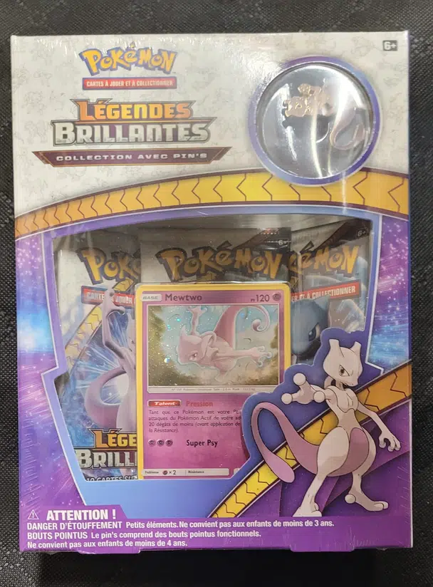 Voggt buy Coffret Mewtwo Pins Légendes Brillantes