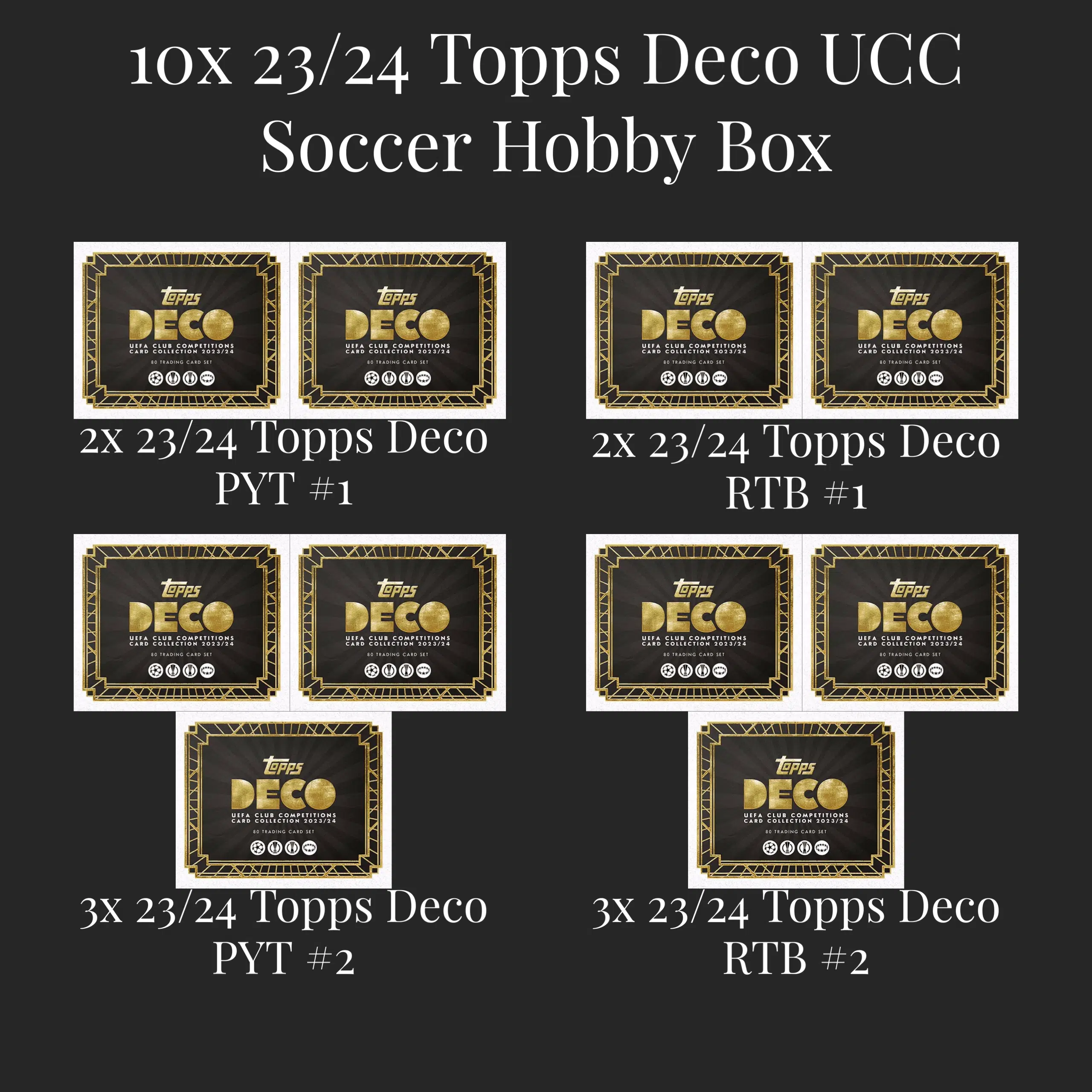 Voggt Watch DECO ESKALATION 10x 23 24 Topps Deco UCC Soccer 5x