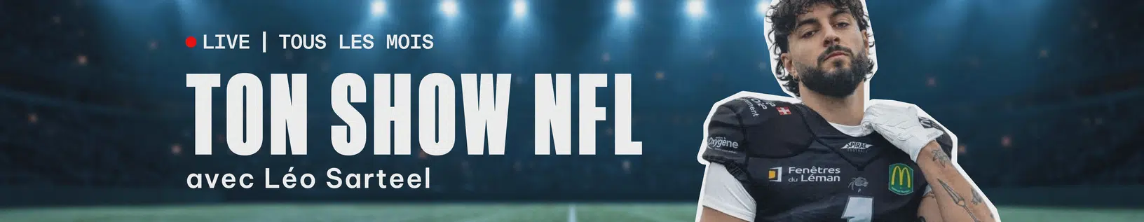 Ton show NFL avec Leo Sarteel