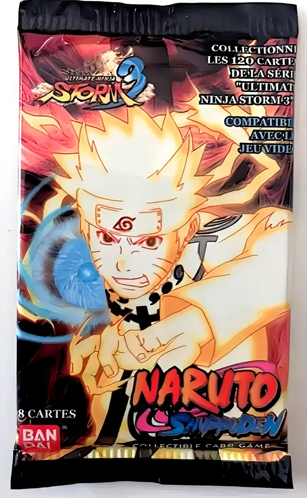 5 Boosters Naruto Série 2 - Neufs Sous Emballage, Pour Collection Ou Jeu De Cartes