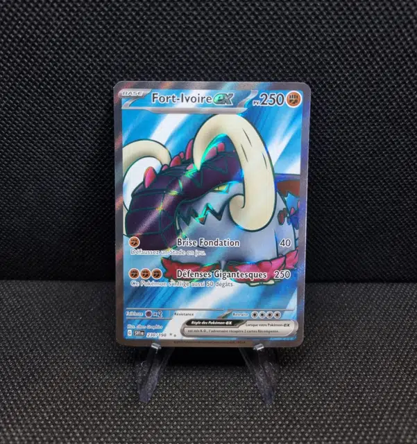 Fort-Ivoire Ex 123/198 – Ultraboost X Écarlate Et Violet 1 – Coffret 10 Cartes Pokémon Françaises – Carte Principale + 9 Supplémentaires
