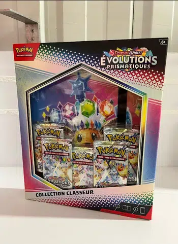Coffret Collection Classeur Pokémon Évolution Prismatique EV8.5 - Neuf, Non Ouvert