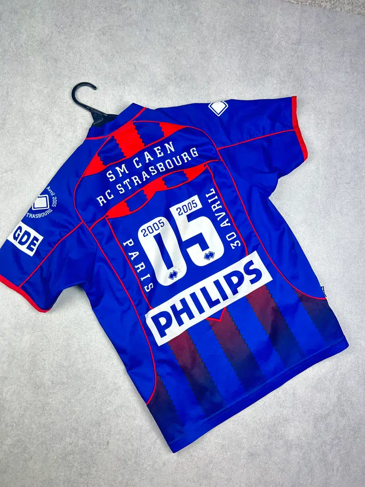 Maillot Rc Strasbourg Collector Finale Coupe De La Ligue 2005 Maillot Rc Strasbourg Collector Finale Coupe De La Ligue 2005