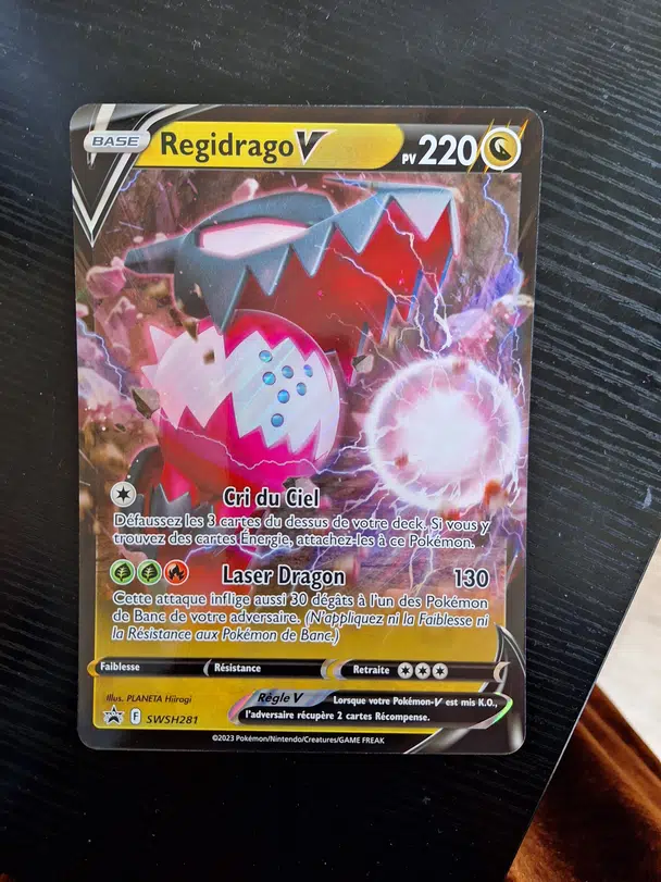 Voggt - Buy Carte Pokémon Jumbo Regidrago V Swsh281 Eb12.5 Zenith 