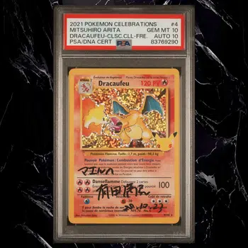 Voggt - buy Charizard PSA 10/10 US signé Par Mitsuhiro Arita