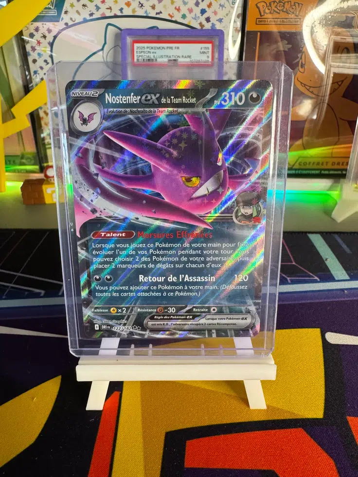 Carte Pokémon Nostenfer Ex de la team Rocket Écarlate et Violet Rivalités Destinées - Collection