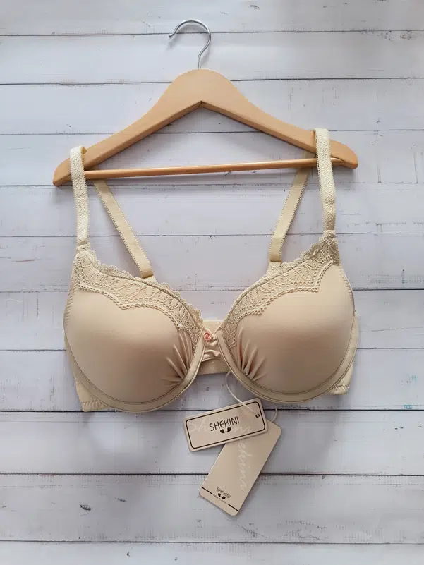 Soutien-gorge Dentelle LUVLETTE - Taille 90C - Bonnet Balconnet Rembourré - Bleu
