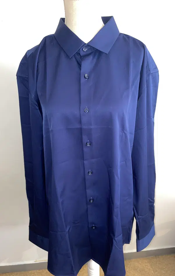 Manteau Imperméable Homme Blarney Woollen Mills – Bleu Marine – Taille L – Fabriqué En Irlande
