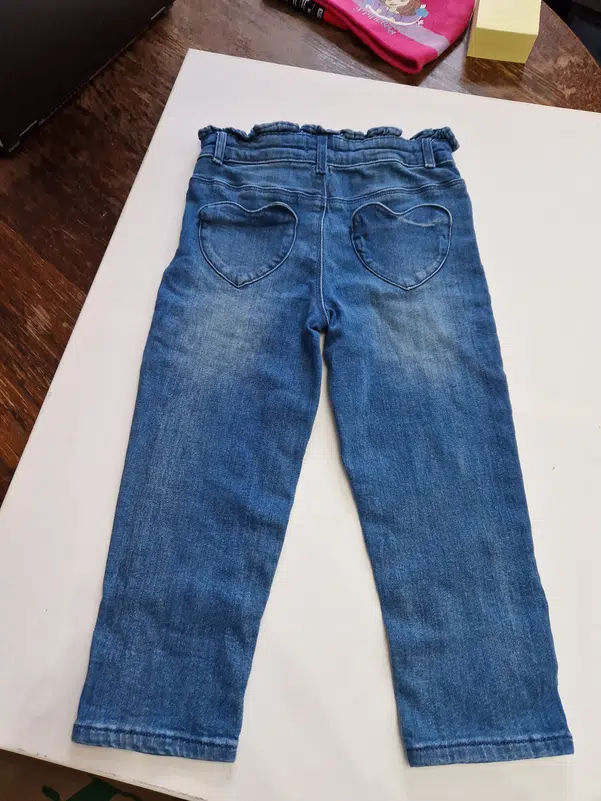 Jean Slim Esprit Taille 25 - Collection 2018 - Bleu - Neuf Avec étiquettes - Coupe Corsaire/pantacourt