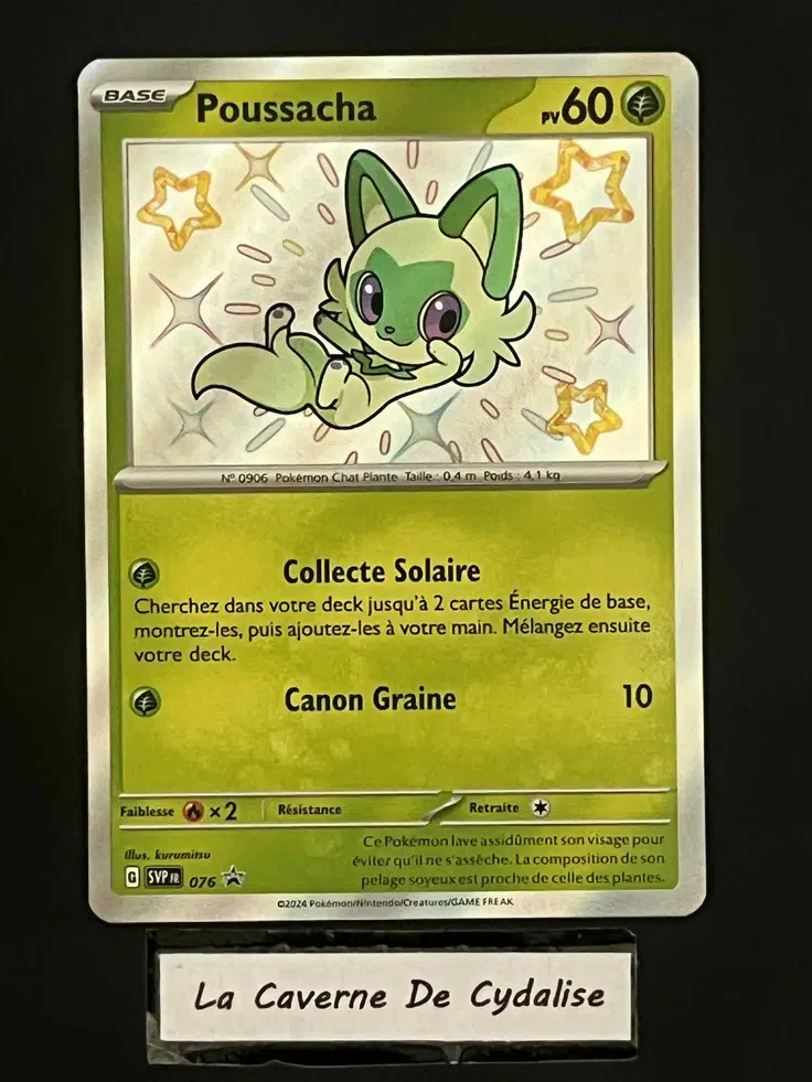 CARTE POKÉMON POUSSACHA Holo 013/198 / Écarlate Et Violet EV1 PROMO