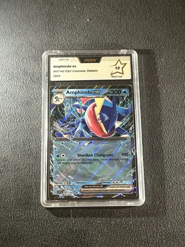 Carte Pokémon Amphinobi Ex 041/142 Double Rare (RR) – Écarlate Et Violet 7 Couronne Stellaire