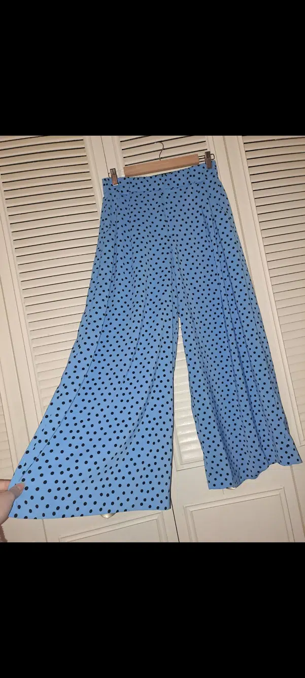 Pantalon à jambes larges - écru - - 22.00