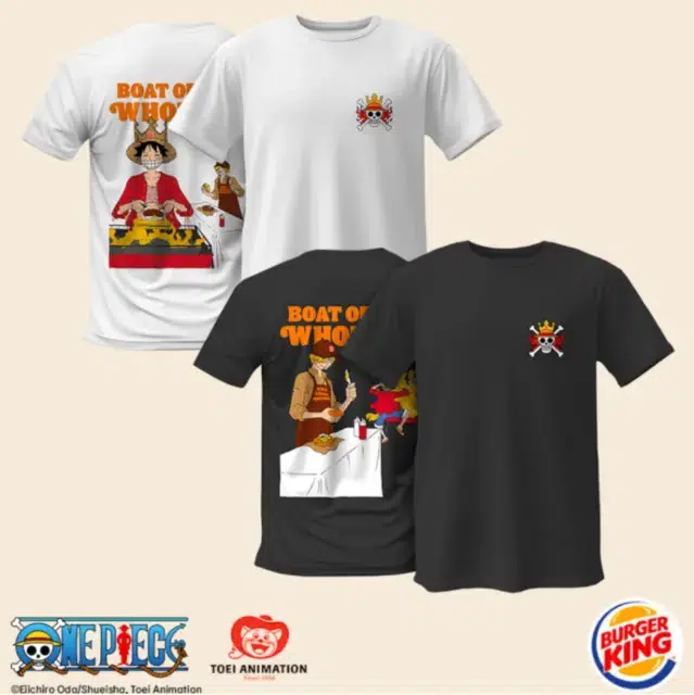 Voggt - buy T-Shirt ONE PIECE X BURGER KING