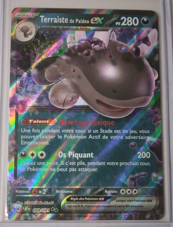 Terraiste De Paldea Ex 094/159 - Coffret Myboost X Écarlate Et Violet 9 Aventures, 10 Cartes Pokémon Françaises