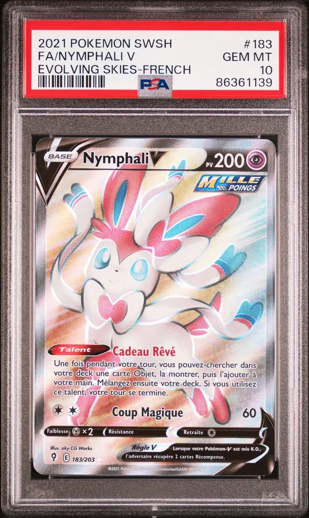 Voggt - buy 011 : Nymphali - V Full Art - 183/203 - Evolution Céleste ...