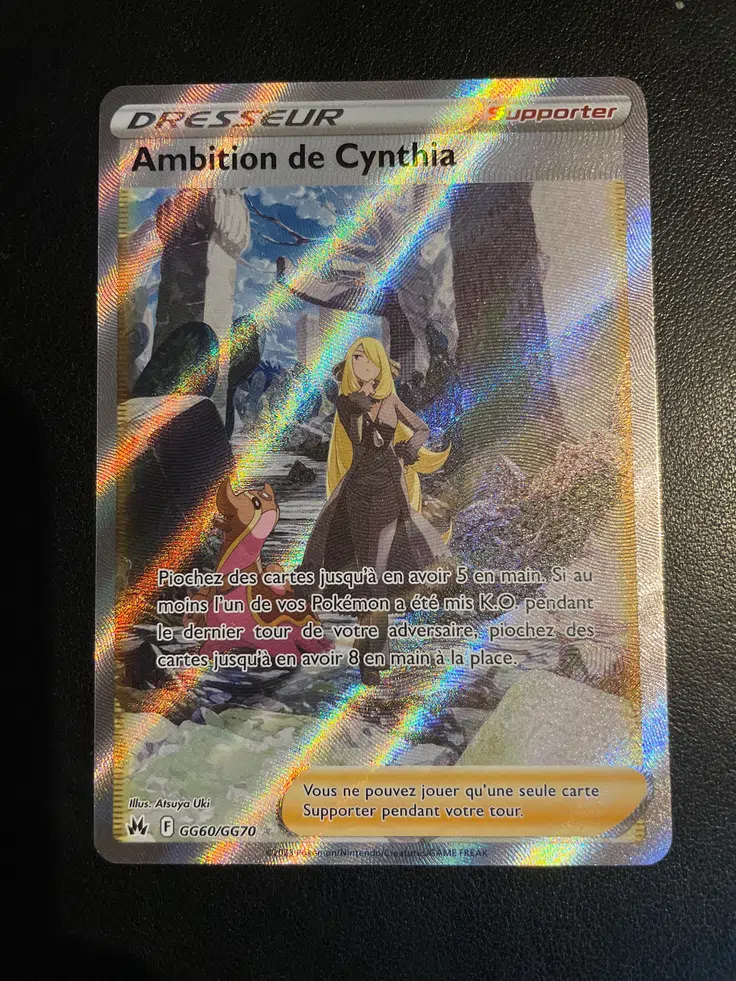 cosmoem pokemon card price Cynthia's Ambition - Extended Artwork PSA Case
