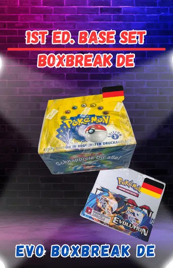 🔥 Base Set 1st Edition & Evolution DE Boxbreak 🔥