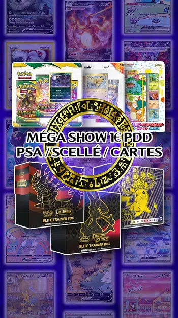 MÉGA SHOW 1€ PDD SCELLÉ/PSA/CARTES