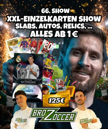XXL-Einzelkartenshow ab 1€!🎉150€ Giveaways!🤑🎁 Payback!💸Slabs, Autos, Relics, ...!🤩