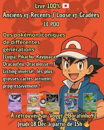 🔥 100% 🇯🇵  Ancien & Récent ⚡ Loose, Gradé & Gros Bangers 🔥