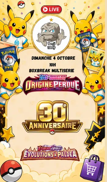 Boxbreak Multiserie !!!! Origine Perdu , 30 ans anniversaire & Evolution a Paldea