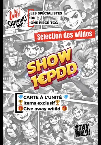 🏴‍☠️💎Show PREMIUM Wildos💎1€PDD MANGA/PSA10/carte à l'unité & Items Exclusif for asia⚔️🏴‍☠️