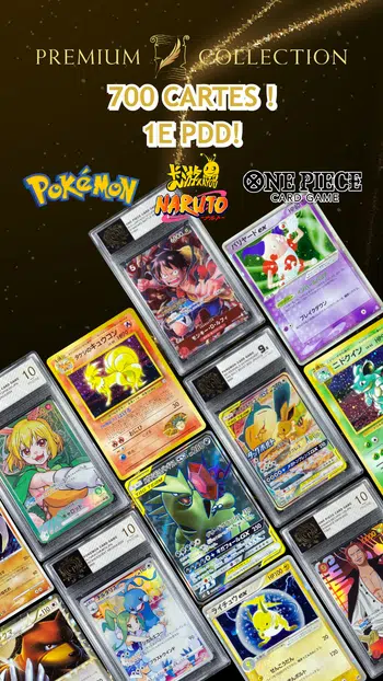 🔥1E PDD SUR TOUTES LES CARTES GRADEES POKEMO/NARUTO/ONE PIECE!🔥