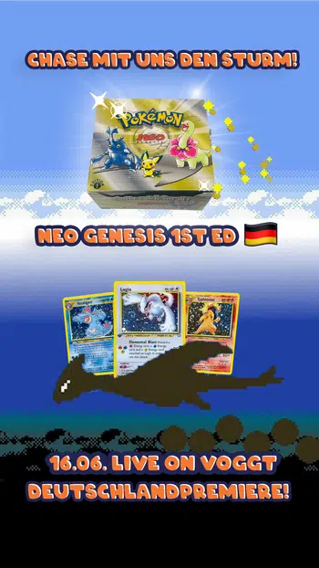 Neo Genesis 1st Ed DE Boxbreak, Deutschlandpremiere! ⭐ Hot Singles in your Area ⭐
