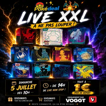 🚨 GROS LIVE XXL 🚨 🔥 Scellé • Cartes à l’unité • 1€ prix de départ 🔥