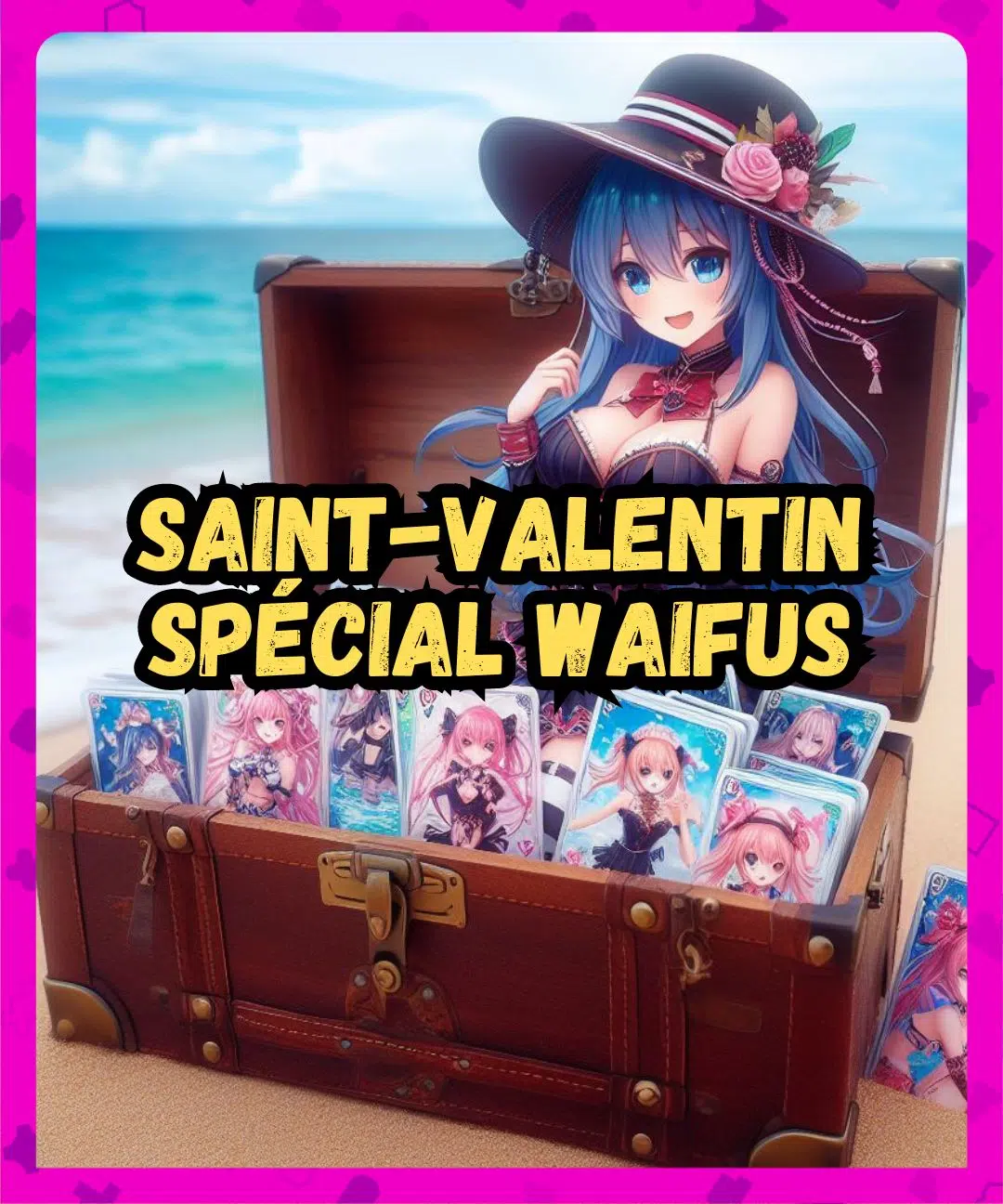 Voggt Watch WAIFU VALENTIN BOOSTERS MYSTERES CARTES DISPLAYS