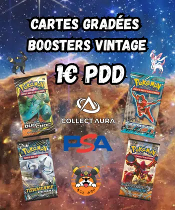 MEGA SHOW BOOSTER + ITEMS SCELLÉS + CARTES GRADÉES 1€ PDD !!!