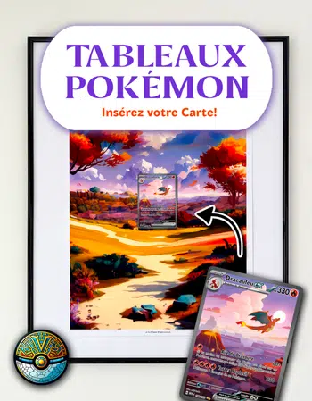 Tableaux POKEMON! Insérez votre Carte - Le Cadeau Parfait 🎁 😍
