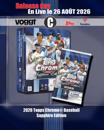 2026 Topps Chrome® Baseball Sapphire Edition release day !