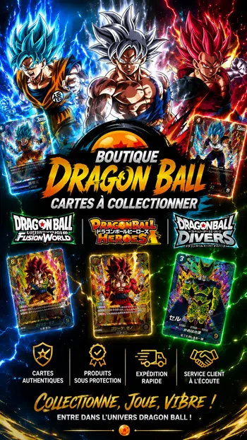 Carte à l'unité - Dragon Ball Z ( Fusion World , Heroes , Super Divers)