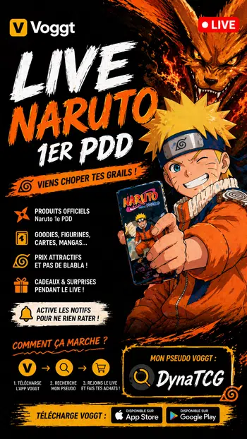 🔥 PDD 1€ Naruto – On envoie tout !