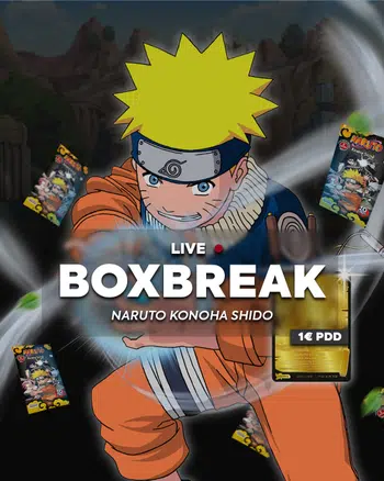 ÉNORME BOXBREAK NARUTO MYTHOS - A LA RECHERCHE DE LA GOLD 22 CARATS !