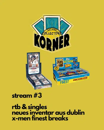 Collectors Korner Stream #3 - Chrome Football & Neues aus Irland