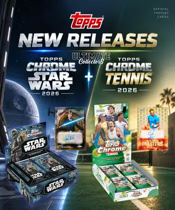 🏆 ULTIMATE CASEBREAK - NEW RELEASE TOPPS CHROME STAR WARS 26 + CHROME TENNIS 26🏆