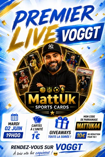 1er Live VOGGT ! des Num, des Autos, des Patchs à 1€ pdd !
