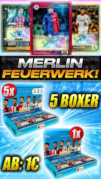 MERLIN FEUERWERK | 5x Merlin Hobby 2025 | 1x Merlin Hobby ab 1€