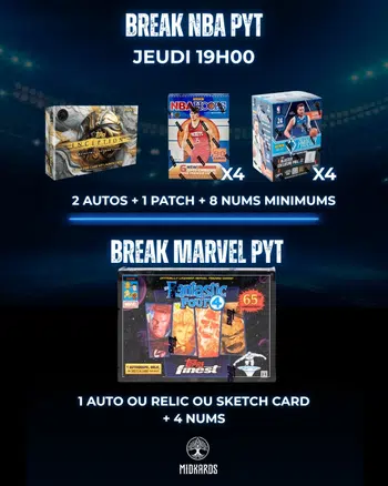Break NBA PYT + Break Marvel PYT !