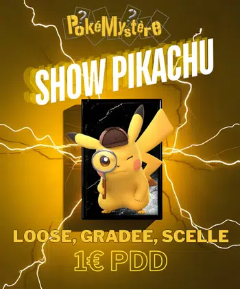 ⚡️SHOW 100% PIKACHU ⚡️ Loose, Carte Gradée et scellé
