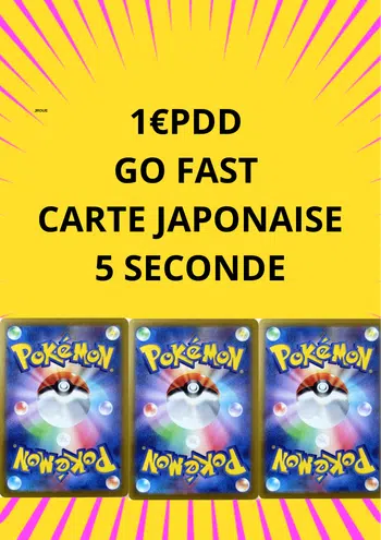 1€ PDD GO FAST JAPAN 500 CARTE 5SEC MORT SUBITE 💀
