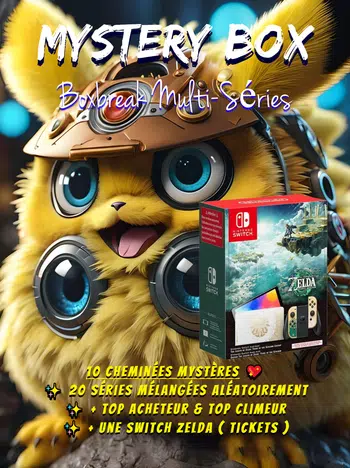 💖 Mystery Box ツ 20 séries ✨ Switch ZELDA + items scellés & cadeaux