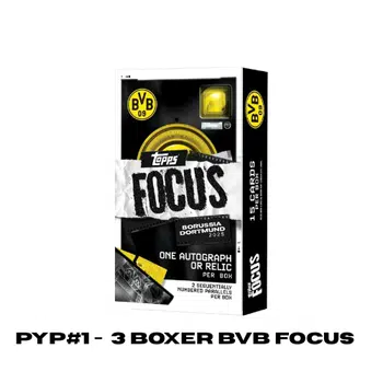 3 Boxer BVB Focus + 3 Boxer Topps Chrome Bundesliga 22/23