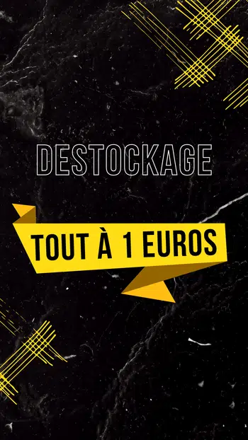 Destock articles neuf PDD à 1 euros 😱
