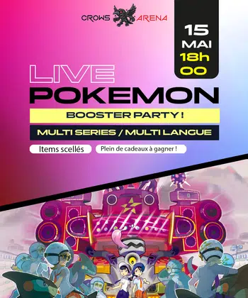 BOOSTER PARTY 100% POKEMON ! VIENS BATTRE LE RECORD AVEC NOUS !