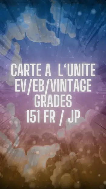 CARTE A L'UNITE FR EV/EB/VINTAGE / GRADE JAPONAIS